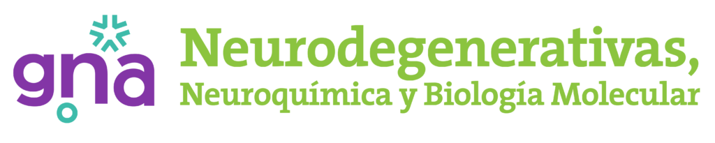 Logo área neurodegenerativas. neuroquimica y biologia molecular.